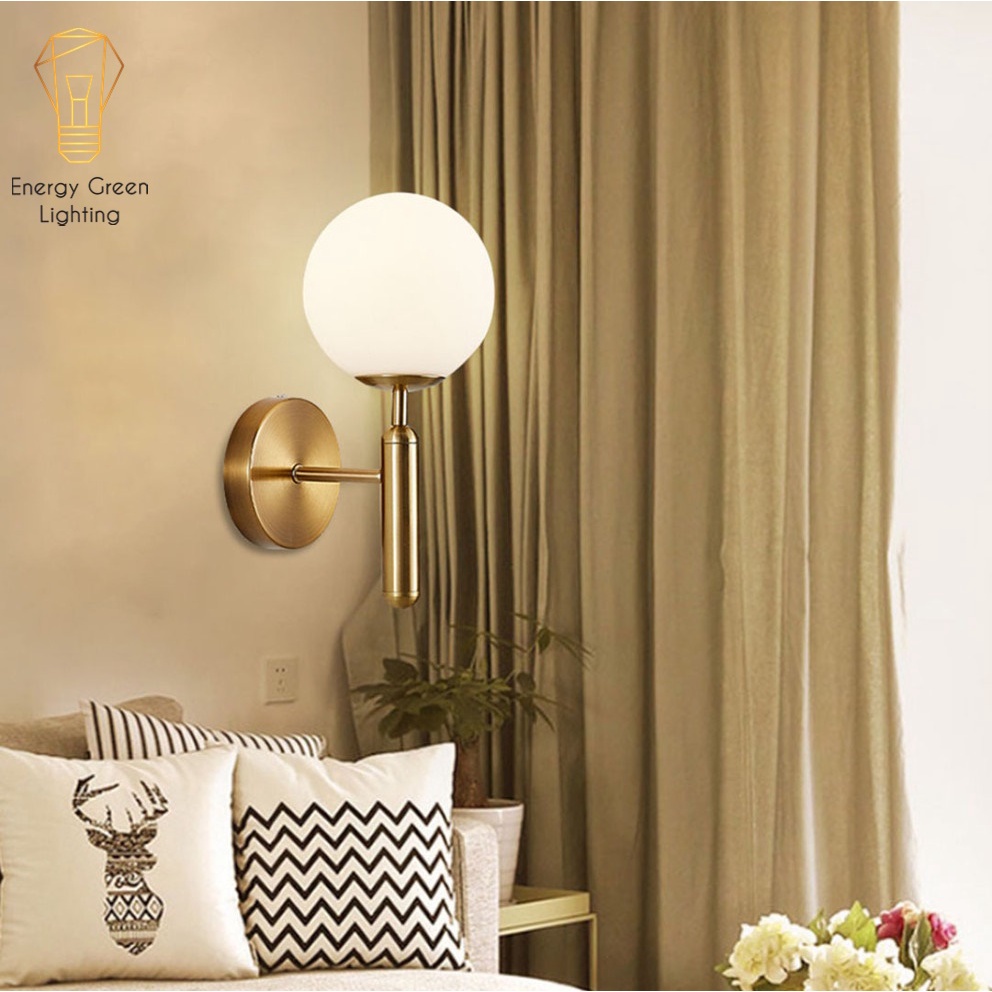 Đèn Treo Tường Mặt Trăng Energy Green Lighting 6017 Thân Vàng - Kiểu Dáng Sang Trọng - Bảo Hành 12 Tháng