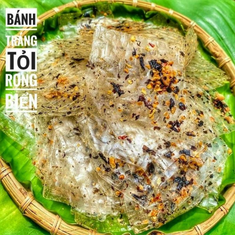 Bánh Tráng Tỏi Rong Biển  - 1Bịch,  Hàng ngon nhà làm