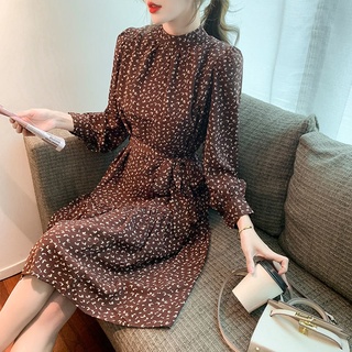 Đầm Hoa Ôm Eo Phong Cách Phương Tây