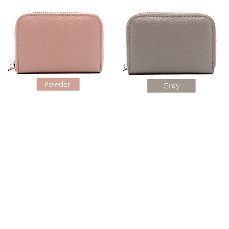 Ví đựng thẻ tín dụng bằng da có khóa kéo | BigBuy360 - bigbuy360.vn