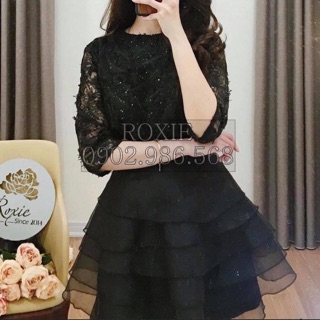 Set ren lông chim sz M
