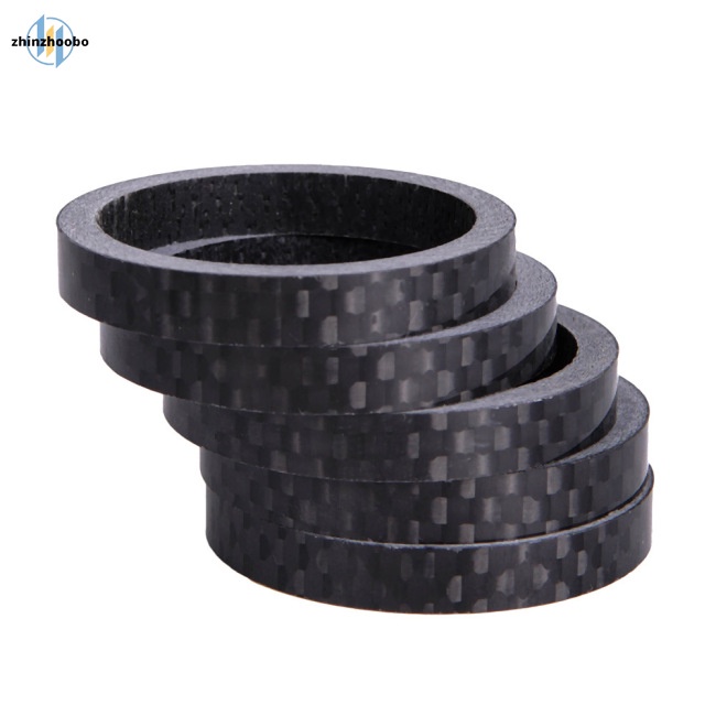 Vòng Đệm Cổ Bằng Sợi Carbon Siêu Nhẹ 5mm 10mm Chuyên Dụng Cho Xe Đạp Leo Núi ZHIN ZTTO