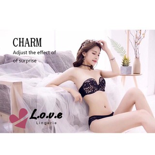 Set cúp ngang phủ ren ko gọng