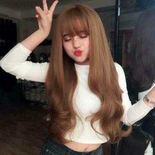 Tóc giả Nguyên đầu xoăn đuôi tặng lưới