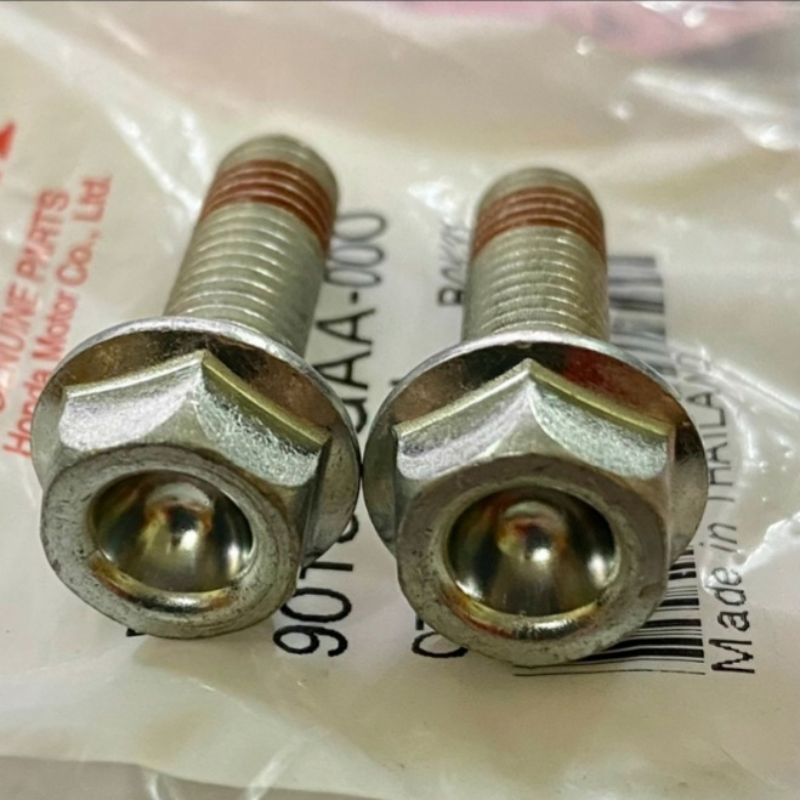 Ốc bắt heo dầu thắng trước WAVE Thái, FUTURE 1 zin honda. bu lông 8x25