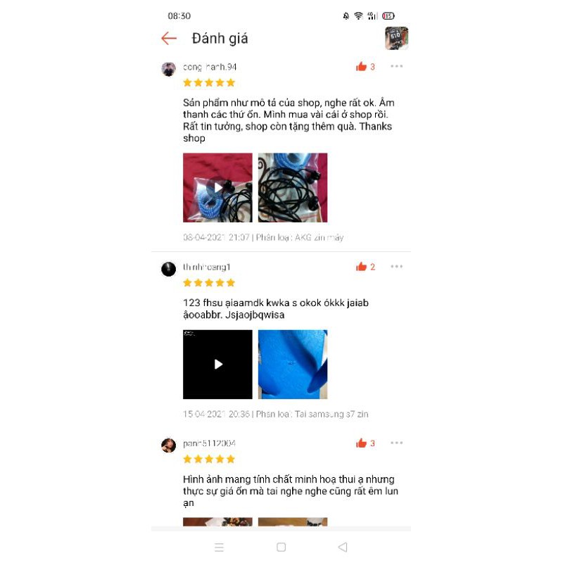 TAI NGHE AKG cho Samsung S10 , Tai nghe Earldom ET - 60 rắc 3.5mm full box 100% Bảo Hành 12 tháng