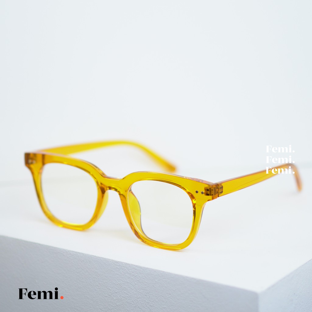 Gọng kính cận vuông Femi Brady chính hãng mắt kính cận nam nữ cao cấp | BigBuy360 - bigbuy360.vn