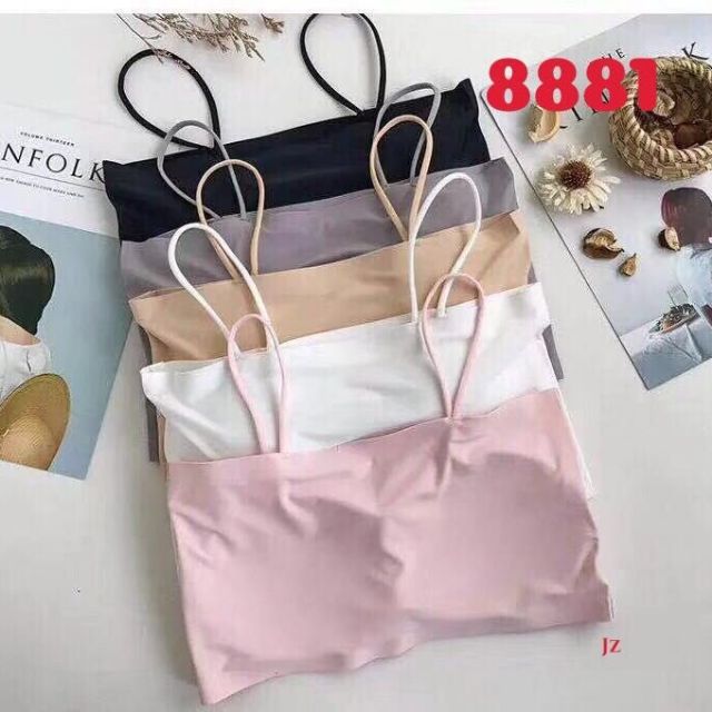 Áo ống bra đúc su 2 dây mát lịm