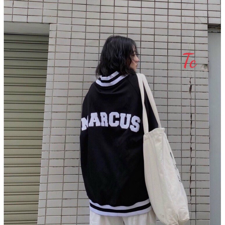 Áo khoác nỉ cdg unnisex phối viền đen trắng Macus_Áo khoác cadigan nam nữ tay bồng basic, cá tính, hottrend | BigBuy360 - bigbuy360.vn