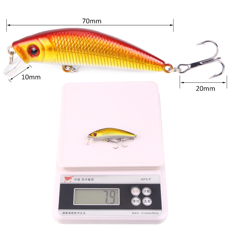 Mồi Câu Cá Giả Hình Chim Công 7cm / 7.9g