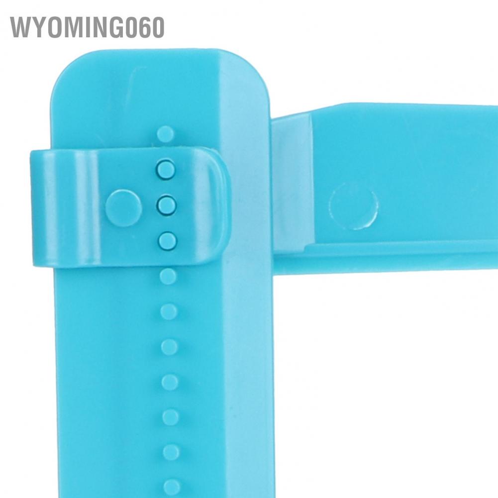 Wyoming060 Cake Smoother Ruler Height Adjustable Cream Butter Scraper Decorating Tool Blue