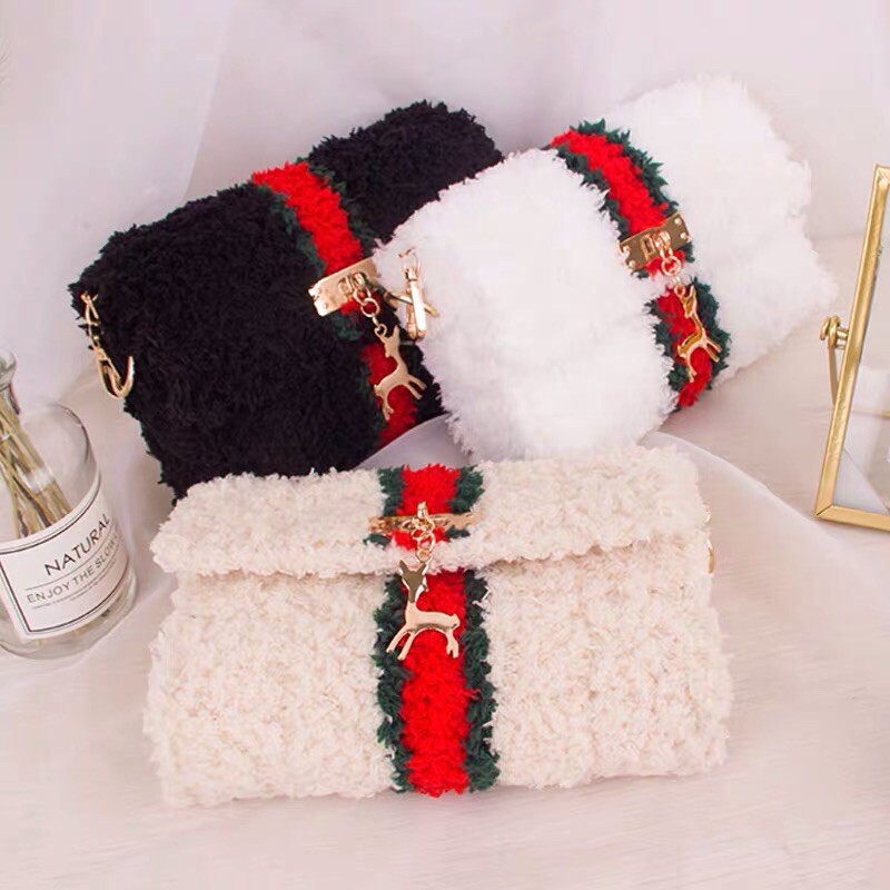 mTúi xách handmade tự đan, túi xách đeo chéo len xù (Có video hướng dẫn)
