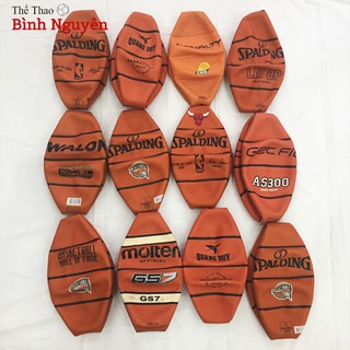 Bóng rổ số 7 cao su cam nâu Tặng kim bơm, túi lưới chơi sân outdoor ngoài trời cày bê tông nhồi tốt