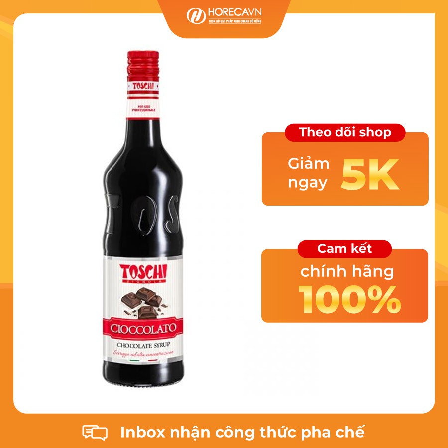 Siro Toschi Socola 1000ml - Toschi Chocolate Syrup 1000ml