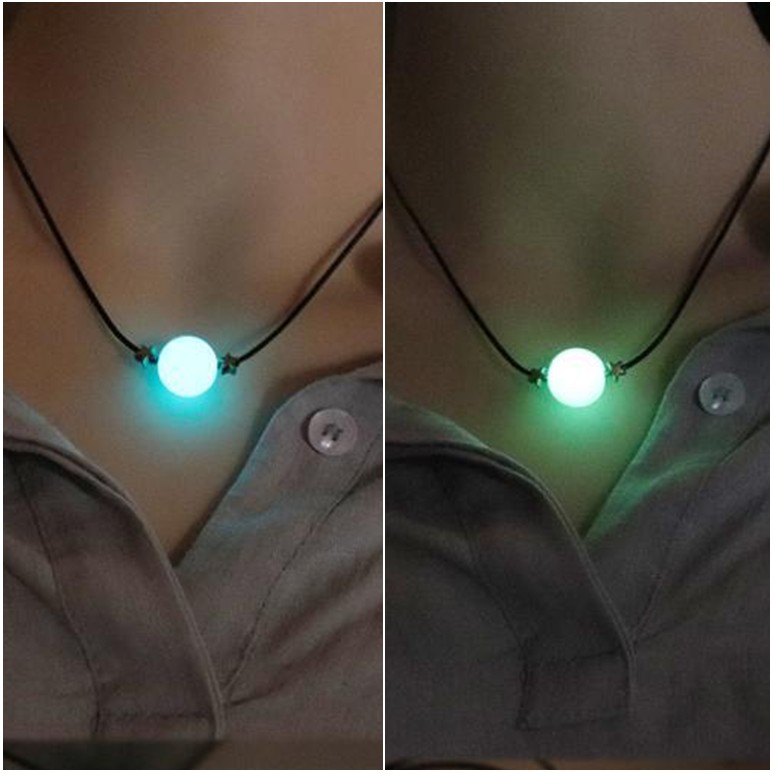 Dây đeo cổ mặt dạ quang phối ngôi sao cổ điển