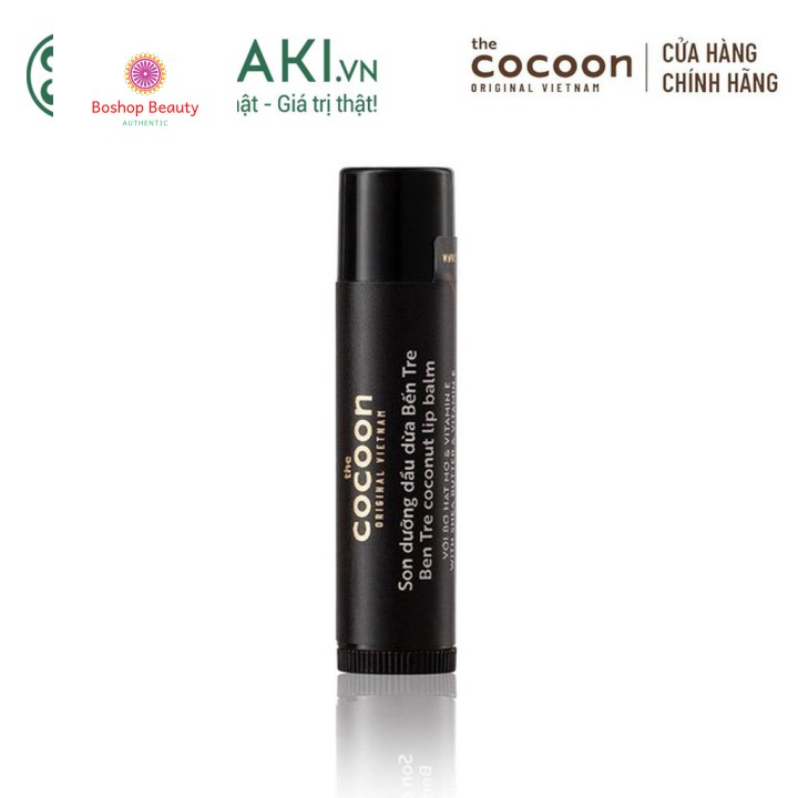 Son Dưỡng Dầu Dừa Bến Tre Cocoon Ben Tre Coconut Lip Balm 5g