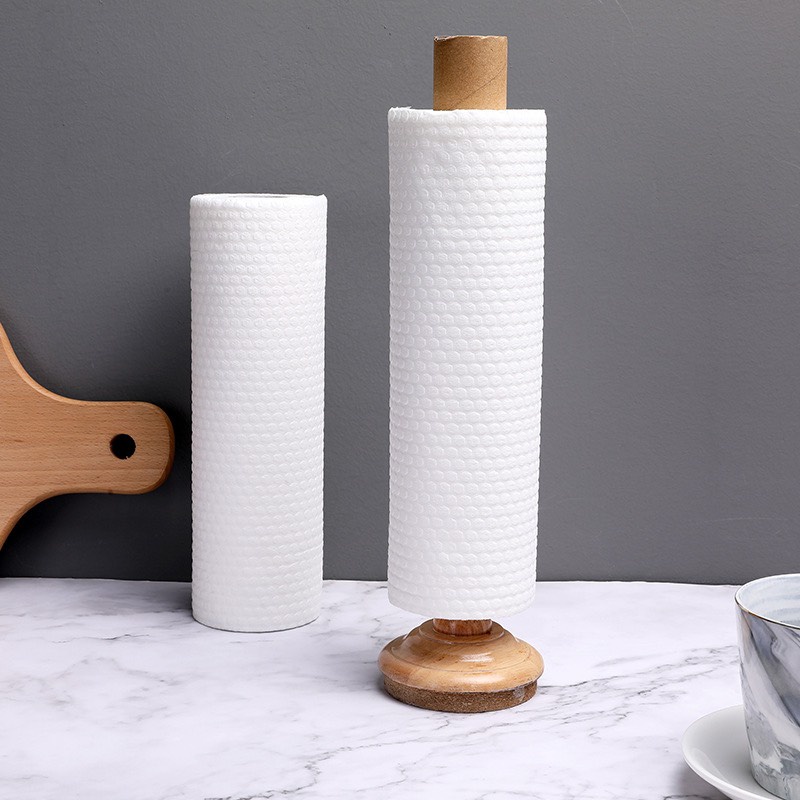 Cuộn 50 giấy lau Lazy Rag không bị xù có thể tái sử dụng kích thước 25x25cm