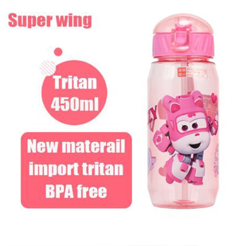 DISNEY SMIGGLE HERBALIFE TUPPERWARE Bình Nước Có Vòi Xịt 450ml Cho Bé