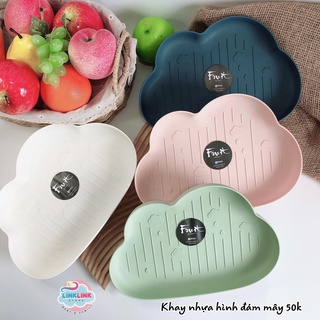Khay ăn dặm hình đám mây, khay ăn BLW cho bé, khay đựng bát sứ ăn dặm kiểu nhật - Ăn dặm LINKLINK