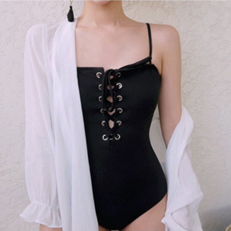 BIKINI bộ bơi 1 mảnh Liền Thân dây rút ngực-secxy cực tôn dáng-bikinistore bộ sưu tập đồ bơi yêu thích nữ | BigBuy360 - bigbuy360.vn