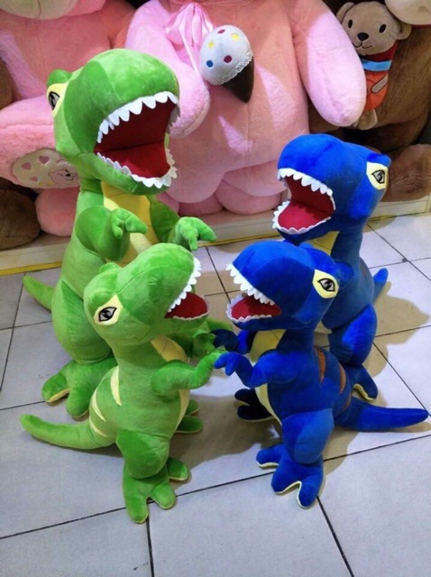 KHỦNG LONG NGỒi ảnh thật ,Lông Nhung Mềm Mịn,Gòn Trắng,Hàng Có Sẵn MỚI