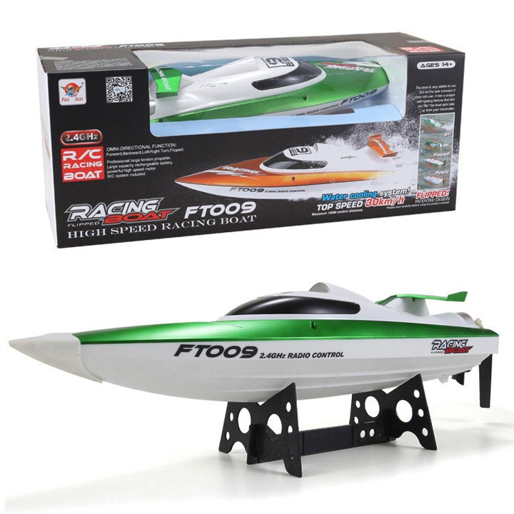 Cano điều khiển từ xa Feilun FT009 tốc độ 30km/h, chống nước, chống lật, sóng điều khiển 2.4Ghz