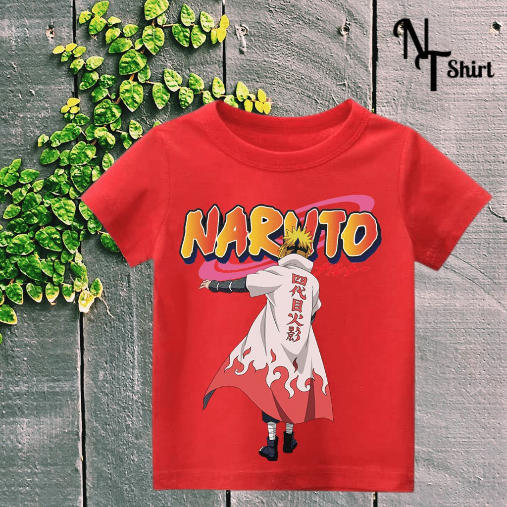 Áo thun bé trai in hình Uchiha itachi, Naruto, Kakashi, Áo cotton xịn mặc mát thoải mái 11