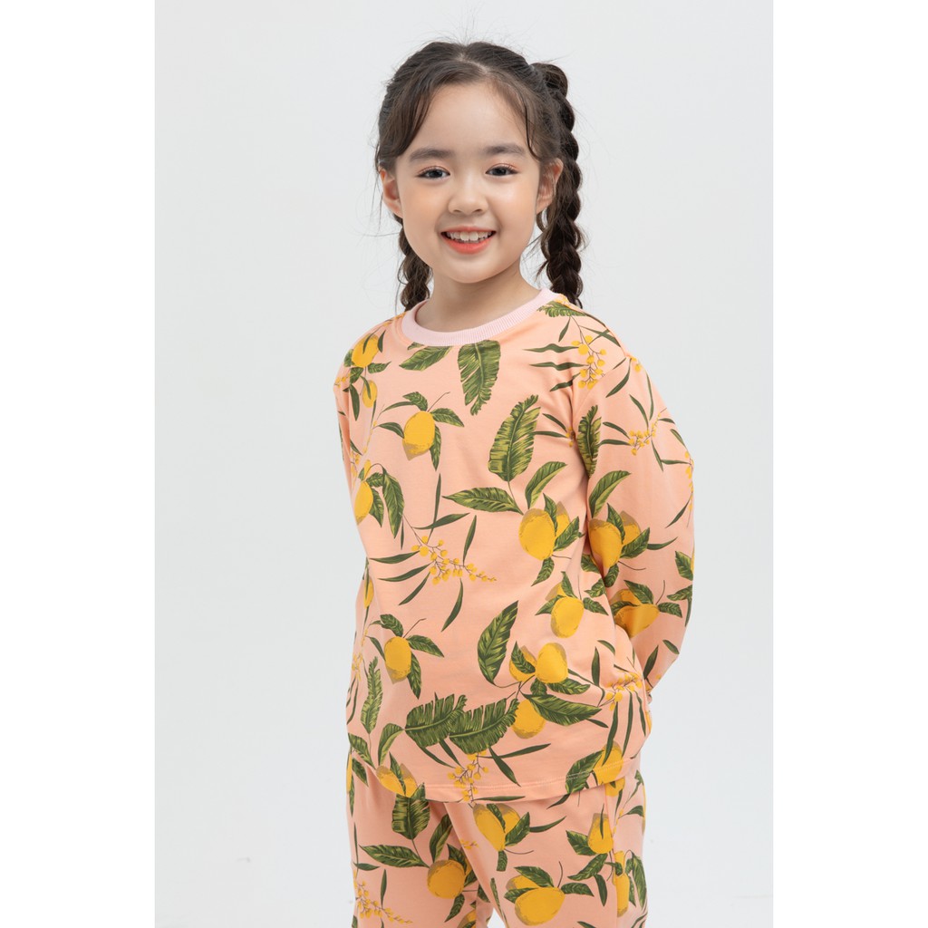 IVY moda Áo thun dài tay (kèm quần) bé gái MS 58G1108