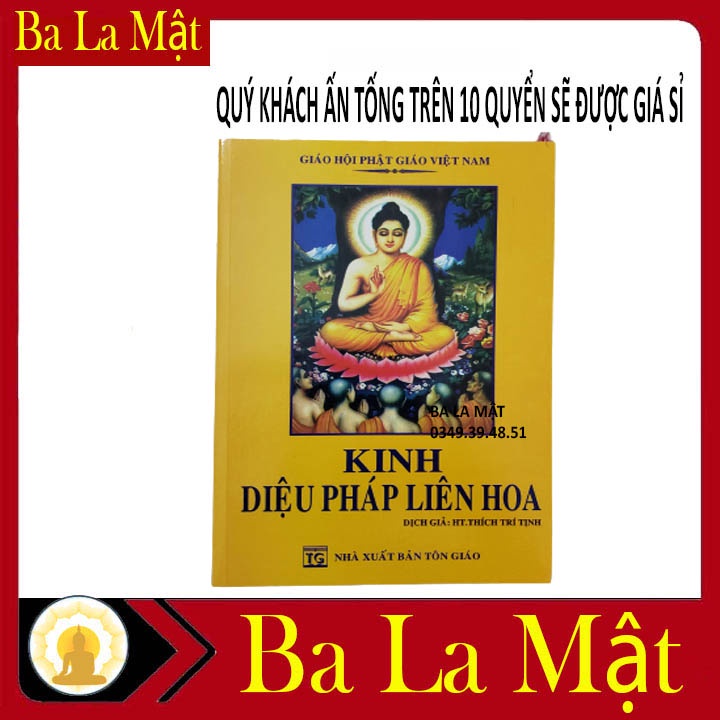 Sách - Kinh Diệu Pháp Liên Hoa Trọn Bộ Bìa Giấy
