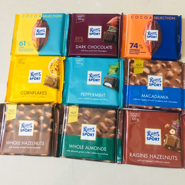 Sô cô la Ritter Sport Đức
