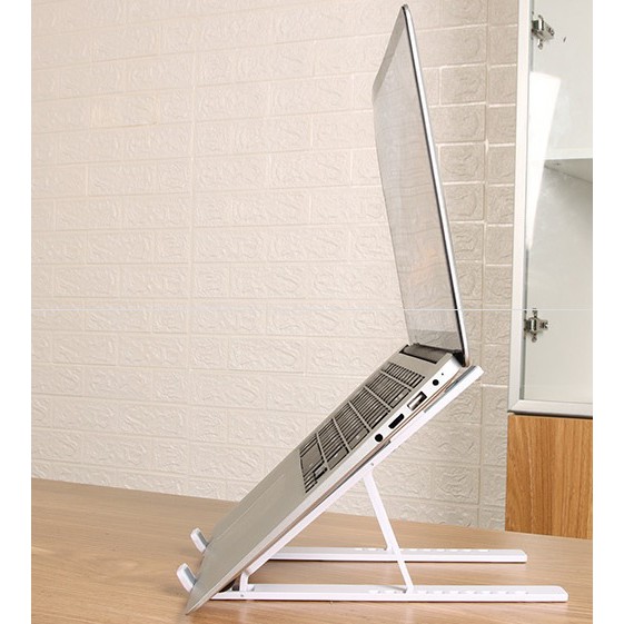 Giá đỡ laptop, kệ laptop tản nhiệt 6 nấc chỉnh được độ cao, có thể gập gọn | BigBuy360 - bigbuy360.vn