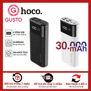Sạc Dự Phòng Hoco B12 Max 30.000 mAh 🌈3 cổng input, 4 cổng input max 5A🌈 Bảo Hành Chính Hãng 12 Tháng