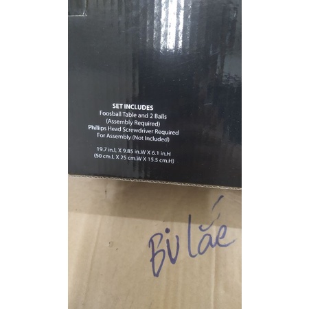 Bàn Bi Lắc Bóng Đá Mini Gỗ Dài 50cm, 6 tay cầm Cỡ Trung Bình