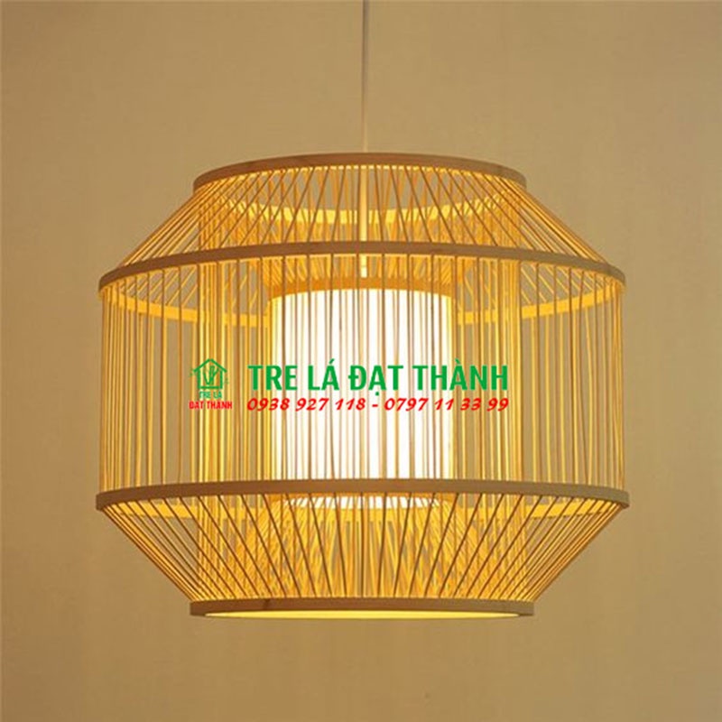 Đèn mây tre đan, lồng đèn tre trang trí nhà cửa
