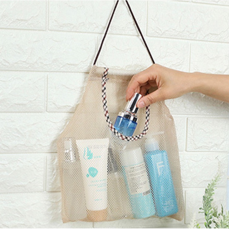 Túi lưới nâu treo tường tiện dụng