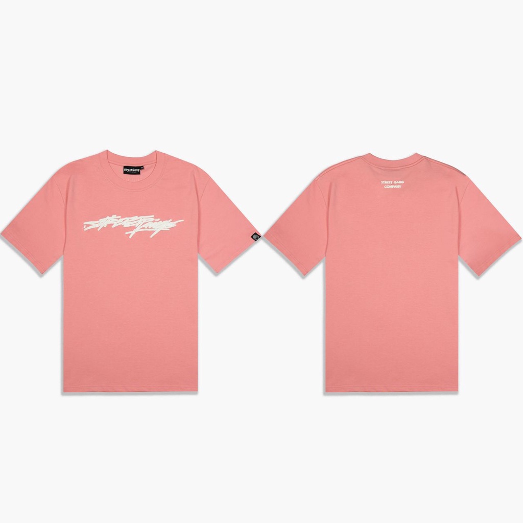 Áo thun Embossed Basic - Hồng - Street Gang