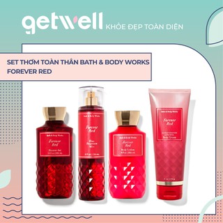 FOREVER RED | Sản Phẩm Tắm Dưỡng Xịt Thơm Toàn Thân Bath & Body Works