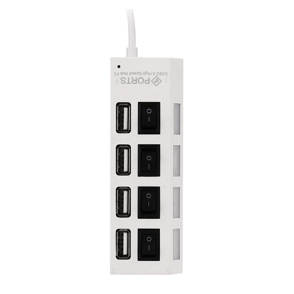 Hub chuyển đổi 4 cổng USB 2.0 tốc độ cao cho máy tính laptop