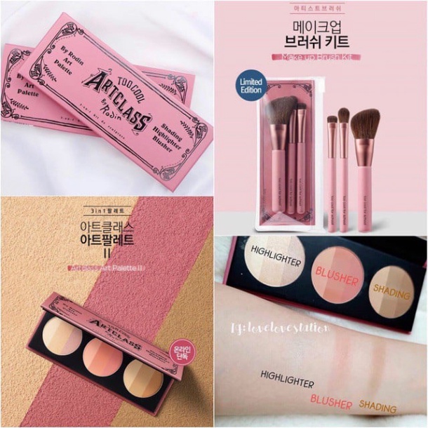 Bảng phấn trang điểm đa năng 3in1 Too Cool For School ArtClass By Rodin Art Palette - CHÍNH HÃNG HONGS BEAUTY | BigBuy360 - bigbuy360.vn