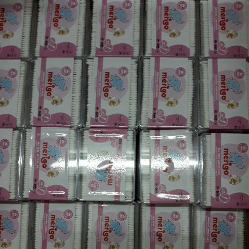 Bông  ráy  tai  merigo  hộp  vuông 330 que