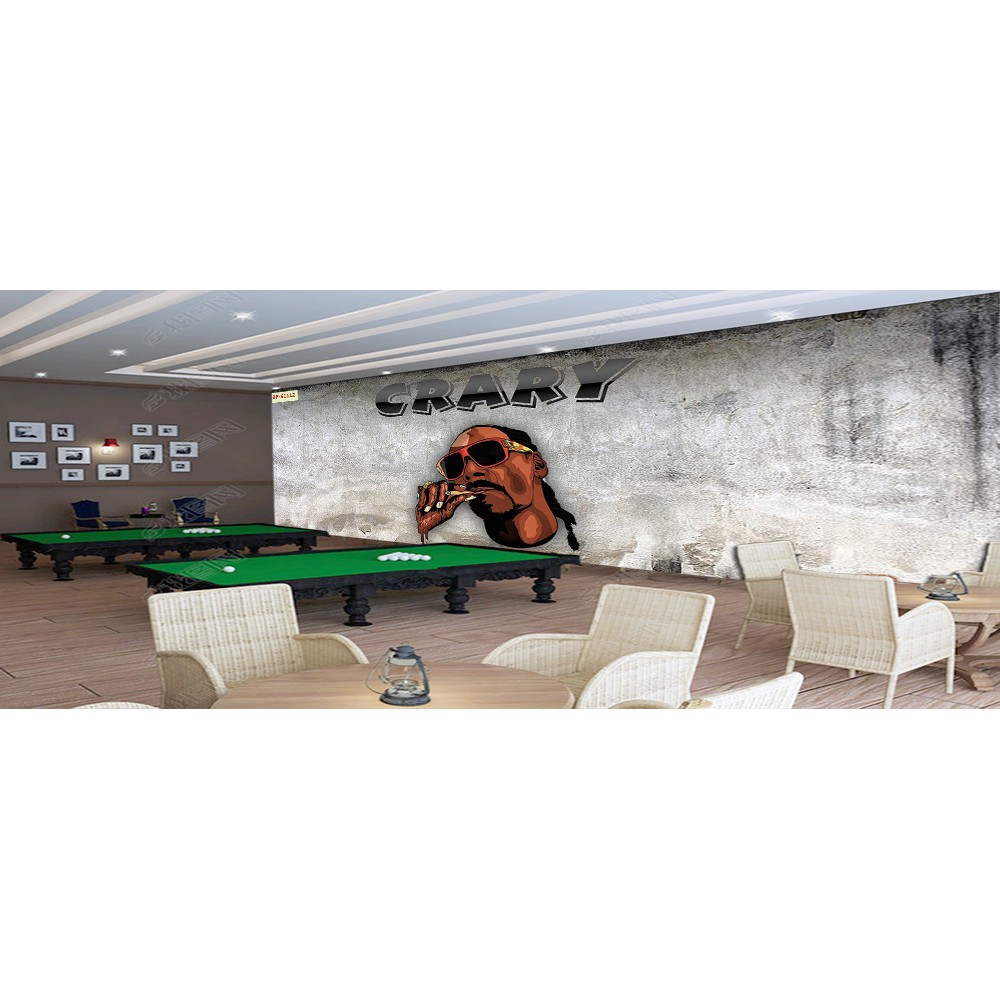 Tranh lụa 3d trang trí quán Bi-a Kích Thước 1,5m x 2m Bi-a 2