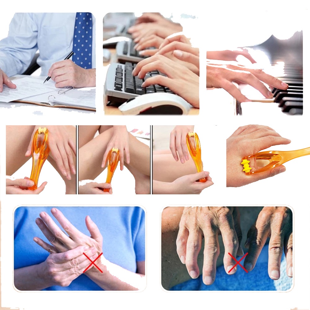 Con Lăn Mát Xa Ngón Tay Giảm Đau Khớp Kiểu Mới Phù Hợp