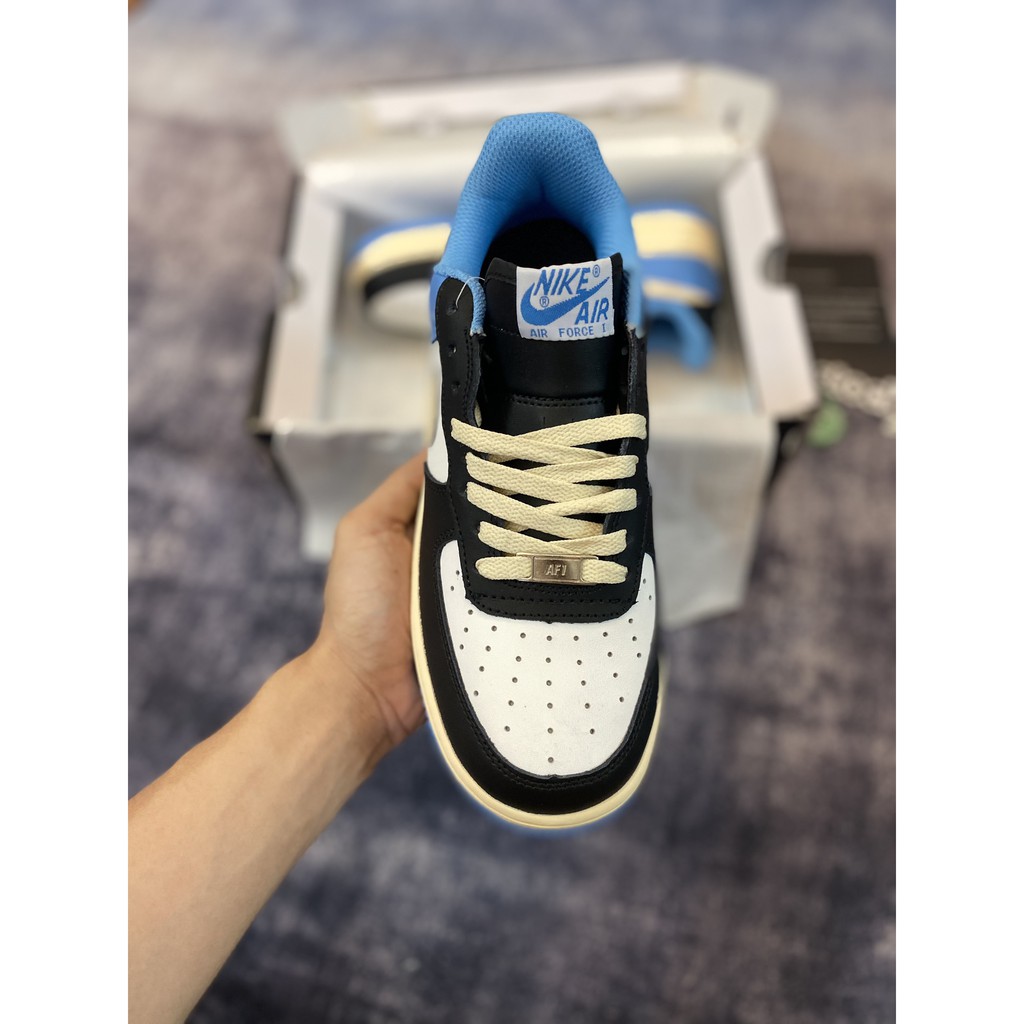 [MyGsneaker] Giày AF1 xanh đen kem bản tiêu chuẩn