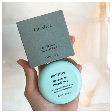 Phấn nén kiềm dầu innisfree No Sebum Mineral Pact 8.5 g | BigBuy360 - bigbuy360.vn