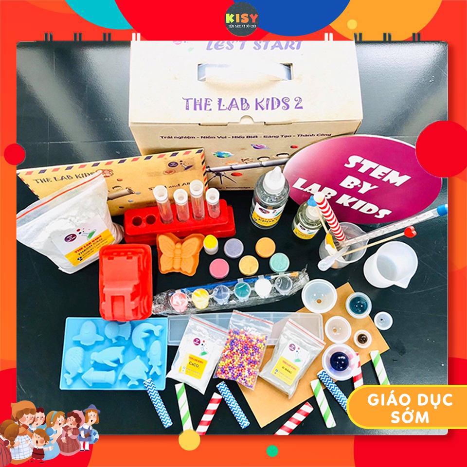 Đồ chơi thí nghiệm khoa học cho trẻ mầm non - Bộ lab kids cho bé