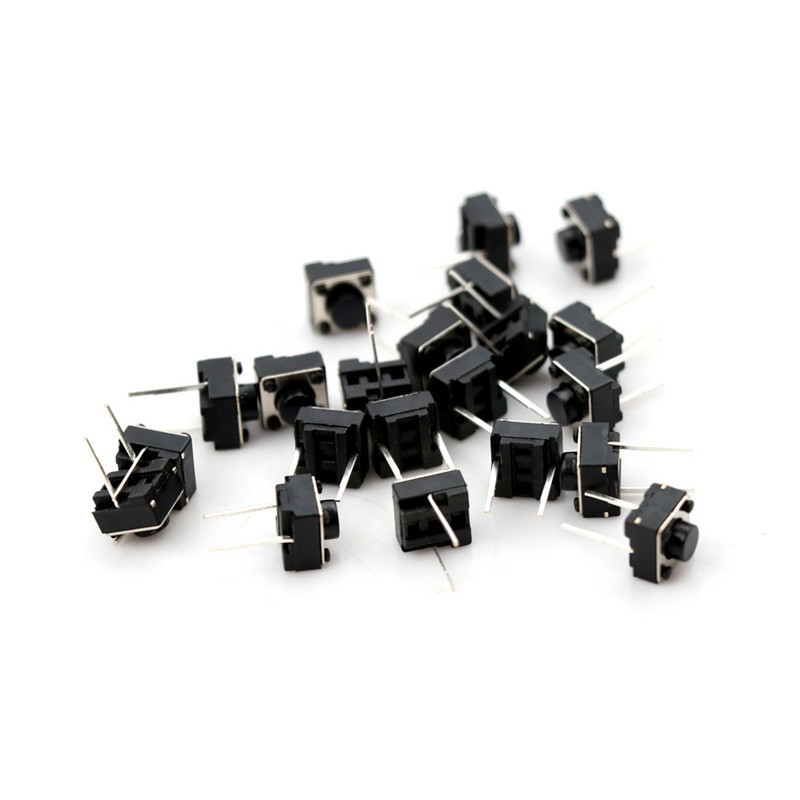 Set 20 Công Tắc Ấn 2 Chốt DIP 6X6X5Mm