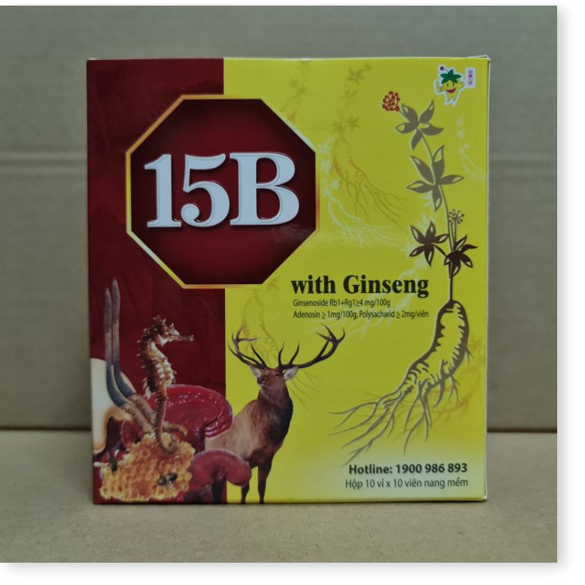 Viên uống bổ sung Vitamin 15B ginseng 100 viên