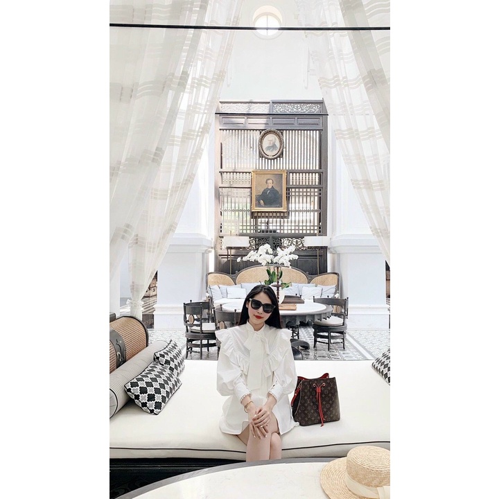 ĐẦM DỰ TIỆC SƠ MI LAI REN