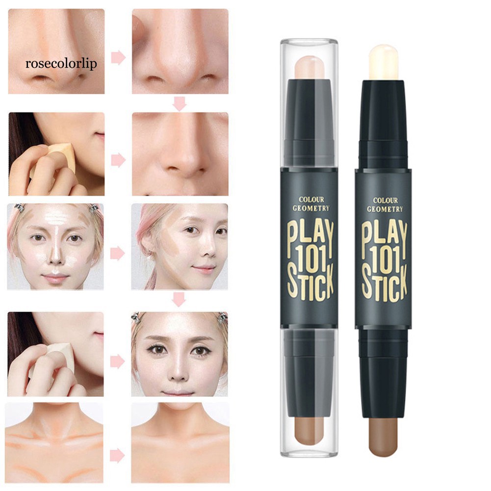 Thỏi kem bắt sáng và tạo khối 2 trong 1 trang điểm 3 chiều thời trang cho nữ