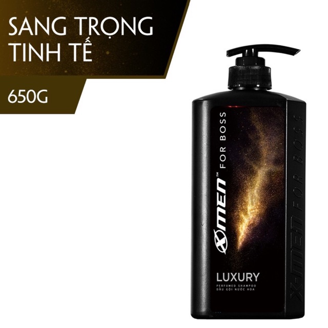 Dầu gội nước hoa X-Men For Boss Luxury 650g - Mùi hương sang trọng tinh tế